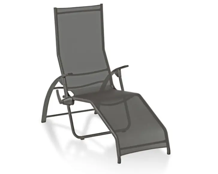 Kettler Bäderliege Tampa Aluminium Anthrazit ca. 180x73x120 cm