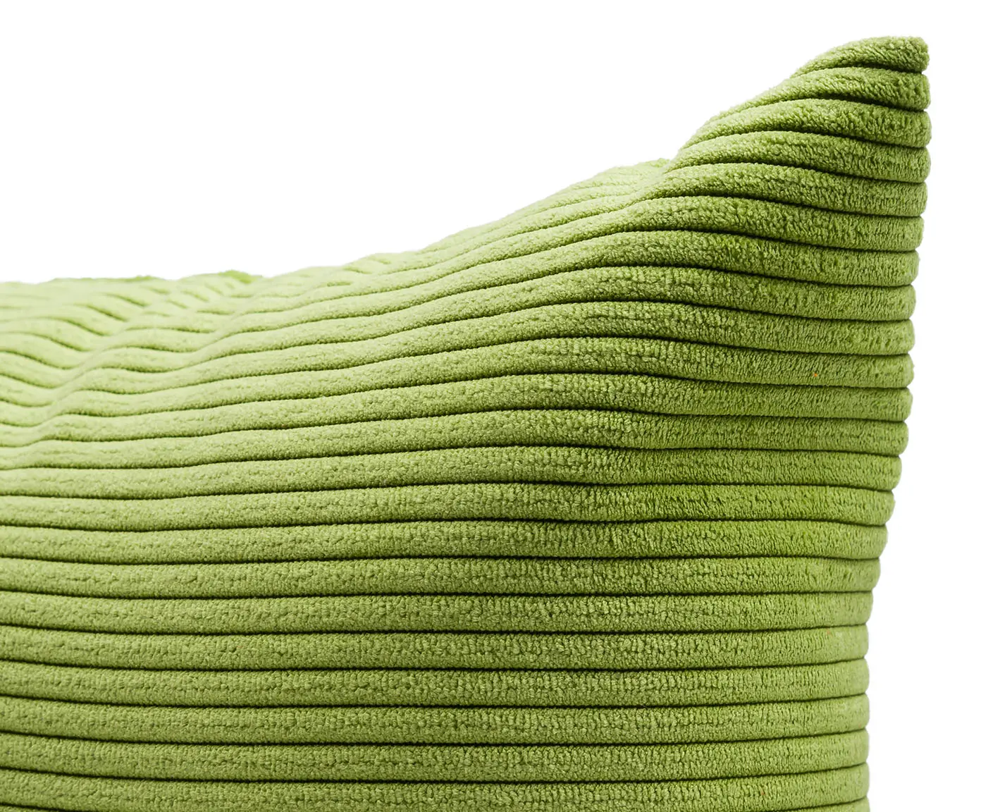 Gözze Capri Kissen Feincord-Optik Grün 30x50 cm