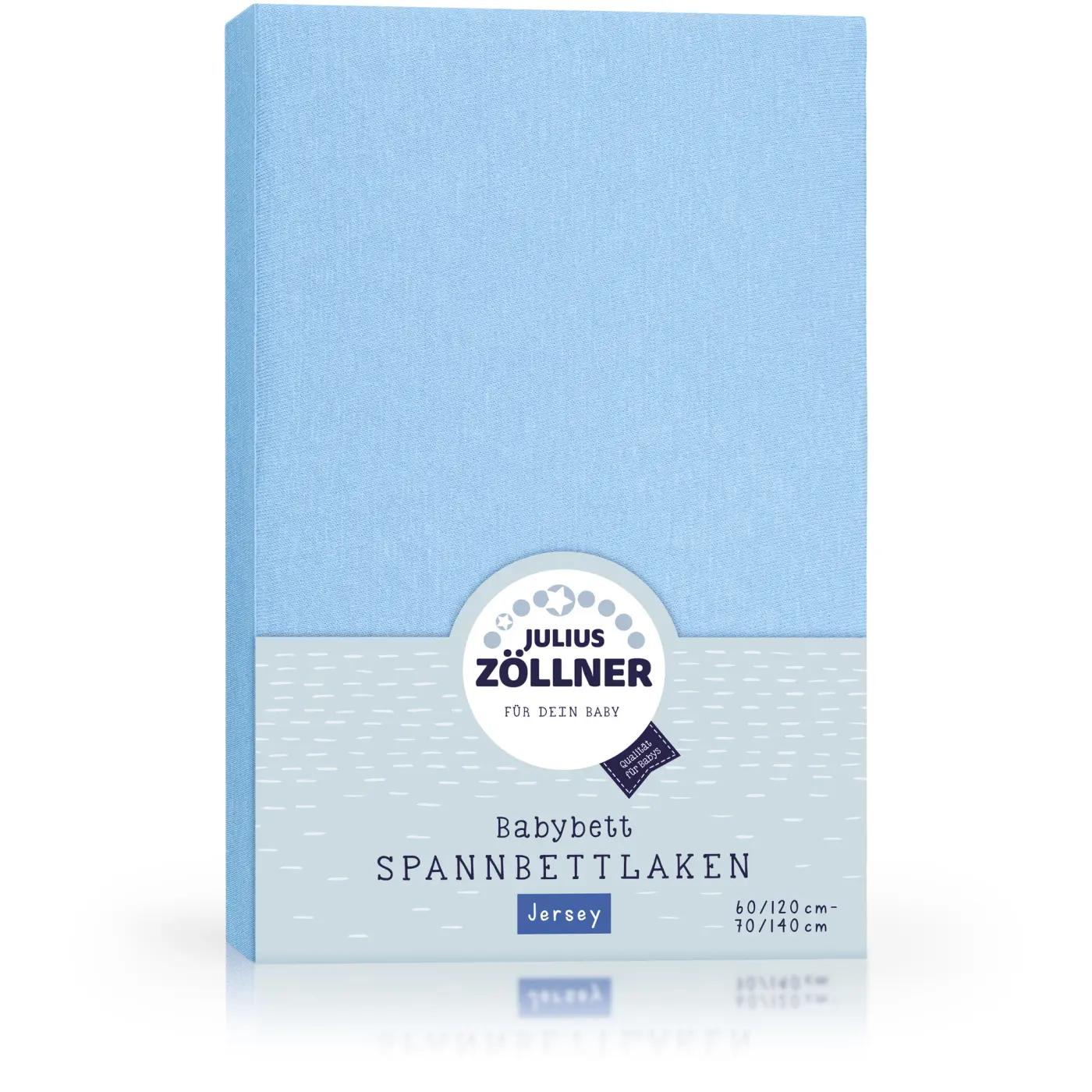 Zöllner Spannbetttuch Jersey hellblau