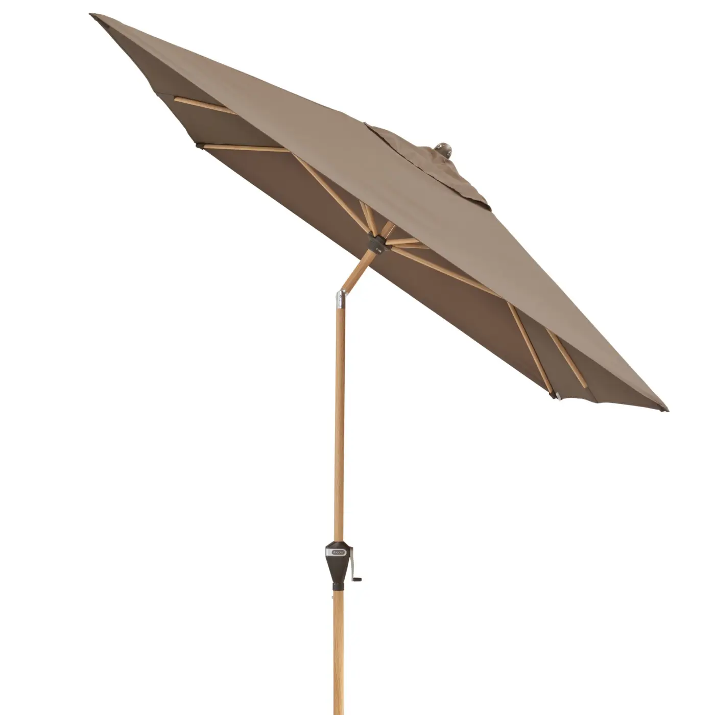 doppler ALU WOOD Ultra 300x200, ca. 300x200/6tlg. Esche hell, höhenverstellbar 15cm, D. 846 greige 461317846 200 300