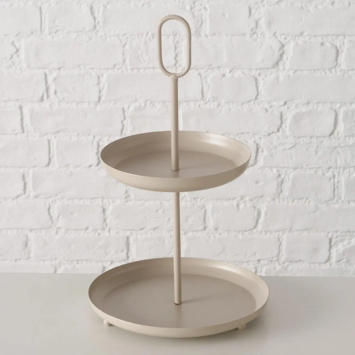 Boltze Etagere Eisen beige 34 cm hoch