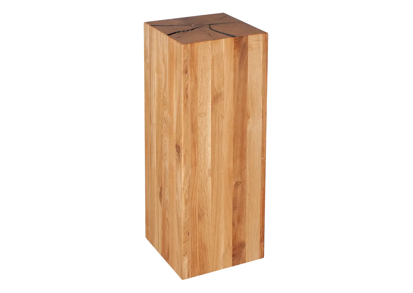 3S Frankenmöbel Hocker II Wildeiche geölt ca. 30x81x30 cm