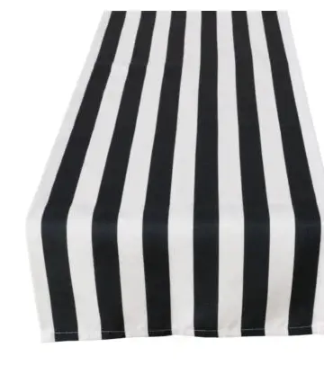 Boltze Tischläufer Soho Schwarz/Weiß ca. 40x143 cm