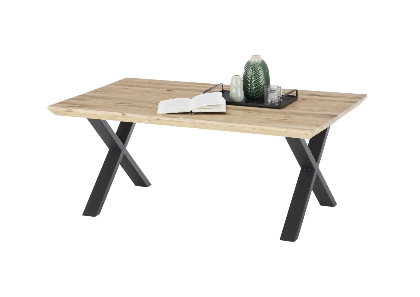 ABP Couchtisch Asola Eiche massiv geölt ca. 110x45x70 cm