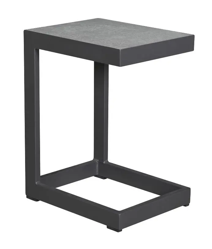 LC Garden Loungetisch Sondrino Anthrazit ca. 32x40x54 cm