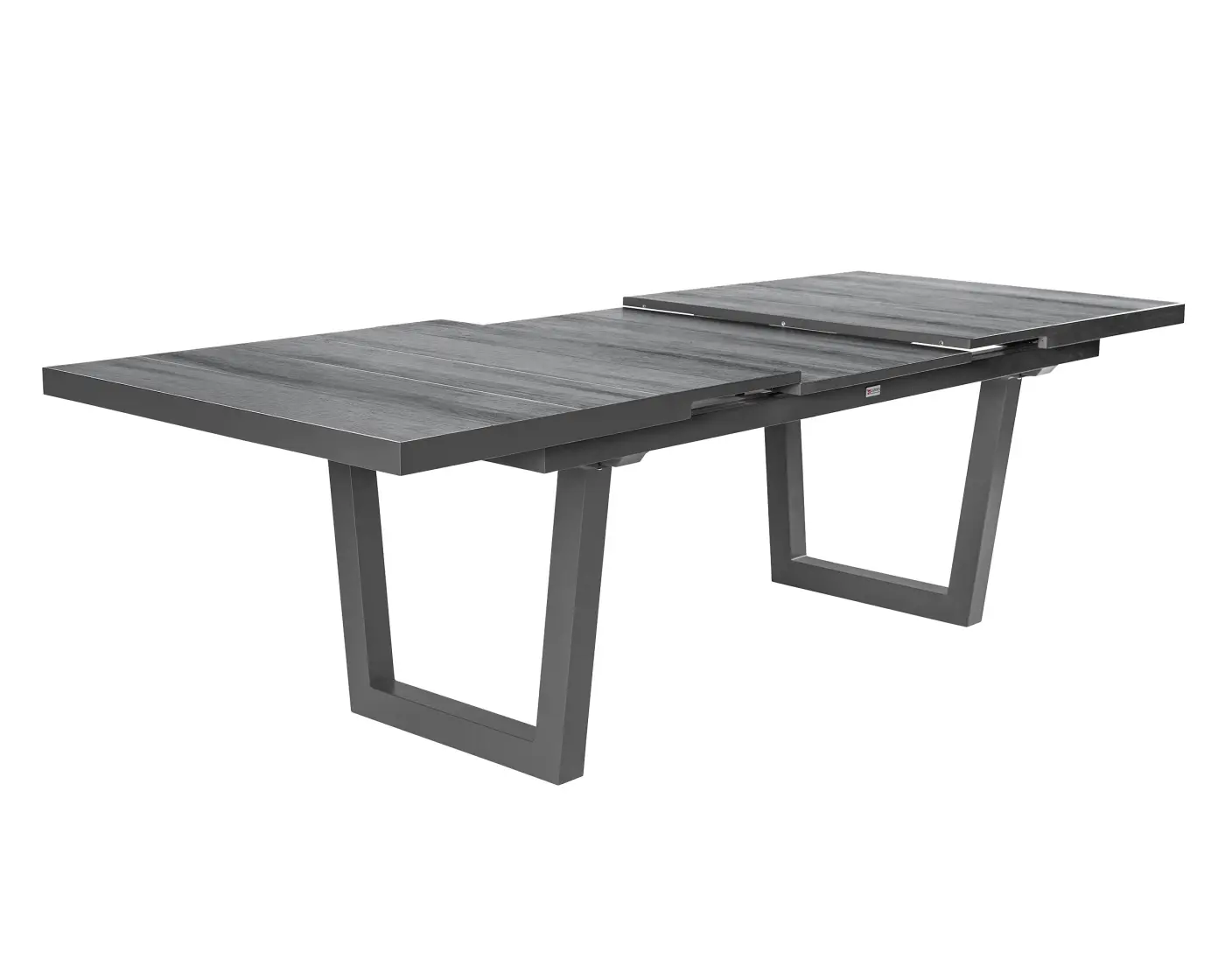 LC Garden Ausziehtisch Keramo ca. 200-260x100x76 cm Dunkelgrau/Anthrazit