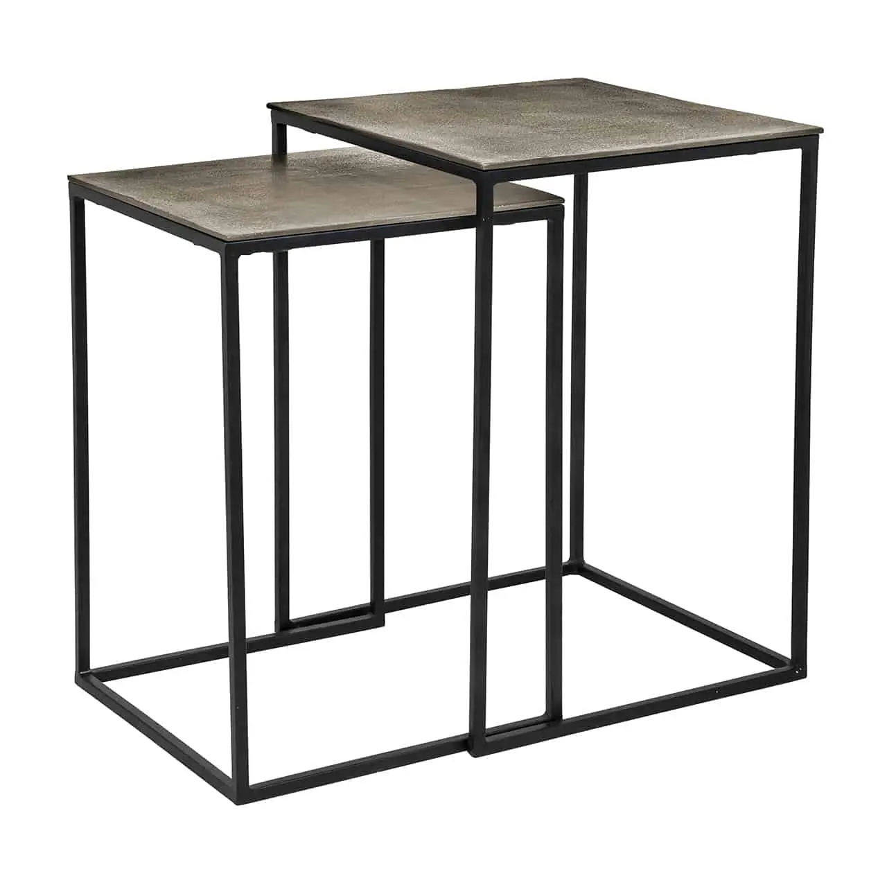 Richmond Interiors Coffee table  Finn set of 2 (Champagne gold)