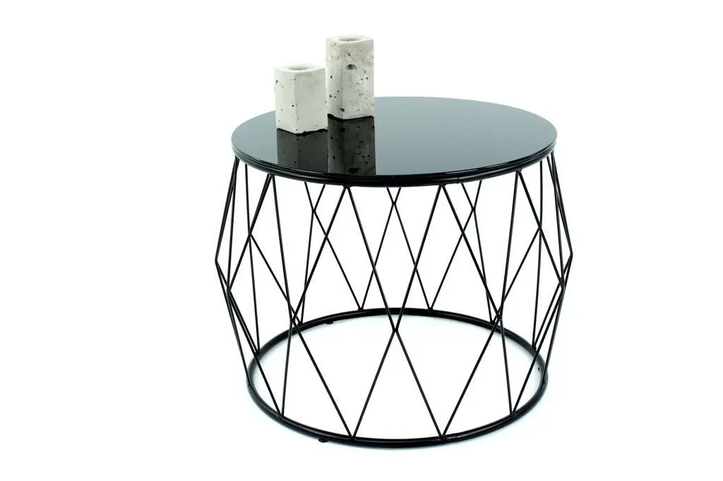 Concept Couchtisch Tamburo Schwarz