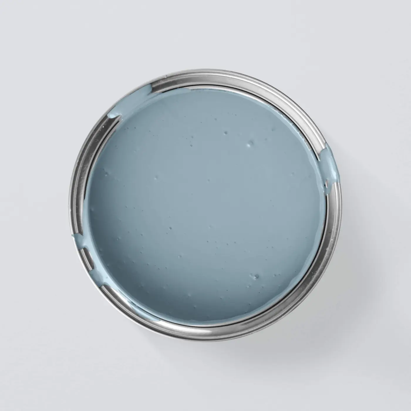 MissPompadour Wandfarbe Blau mit Grau 2,5 L