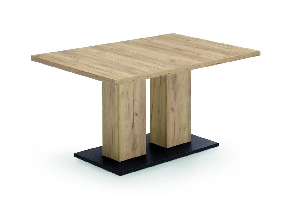 Niehoff Ausziehtisch, Gestell Doppelsäule, 140-220 x 90 cm, Typ 4353-053 