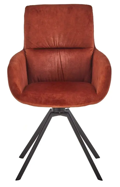 Venjakob Sessel Felia Kupfer 360 Grad drehbar ca. 90x61x64 cm