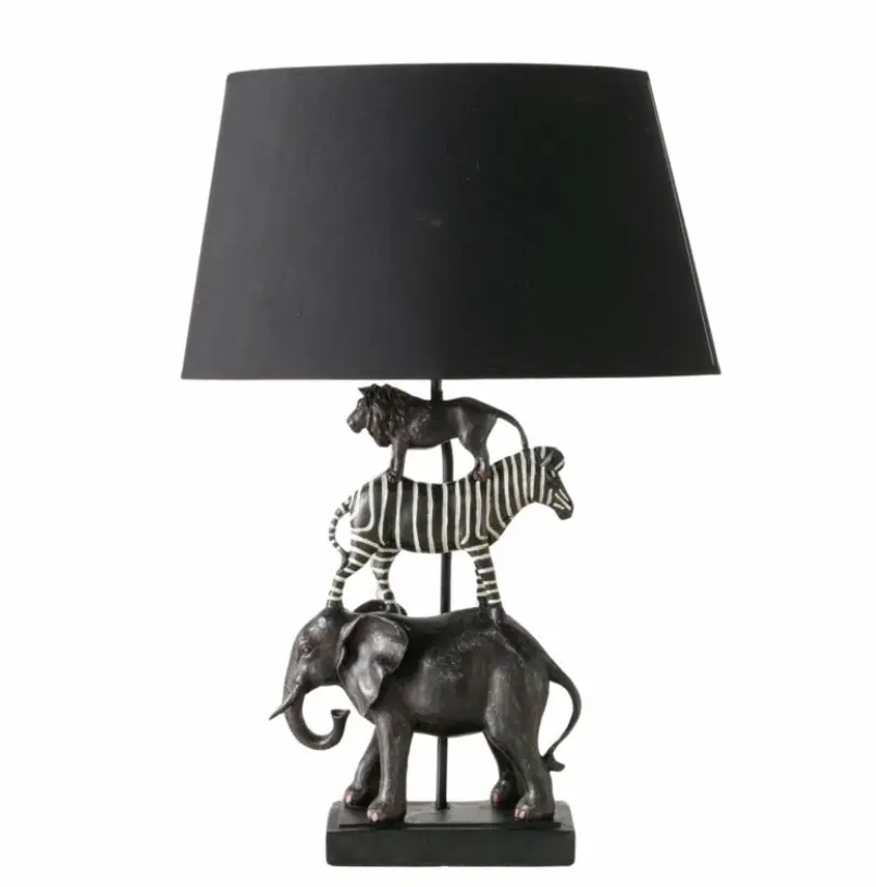 Boltze Tischleuchte Zumo schwarz 64,5 cm