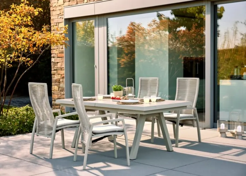 Interliving Positionsstuhl Alu Taupe ca. 63x57x107 cm