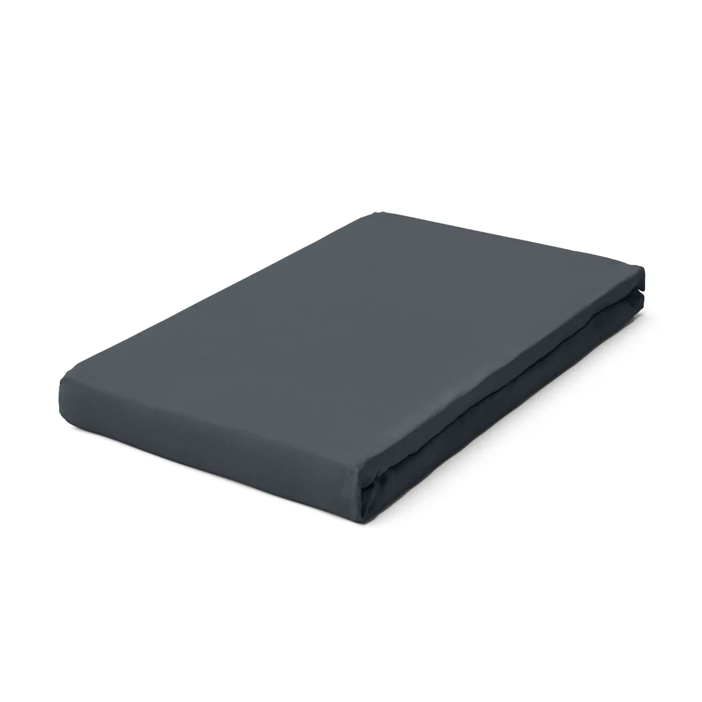 Schlafgut Spannbetttuch Pure 90x190-100x220 cm Grey Deep 