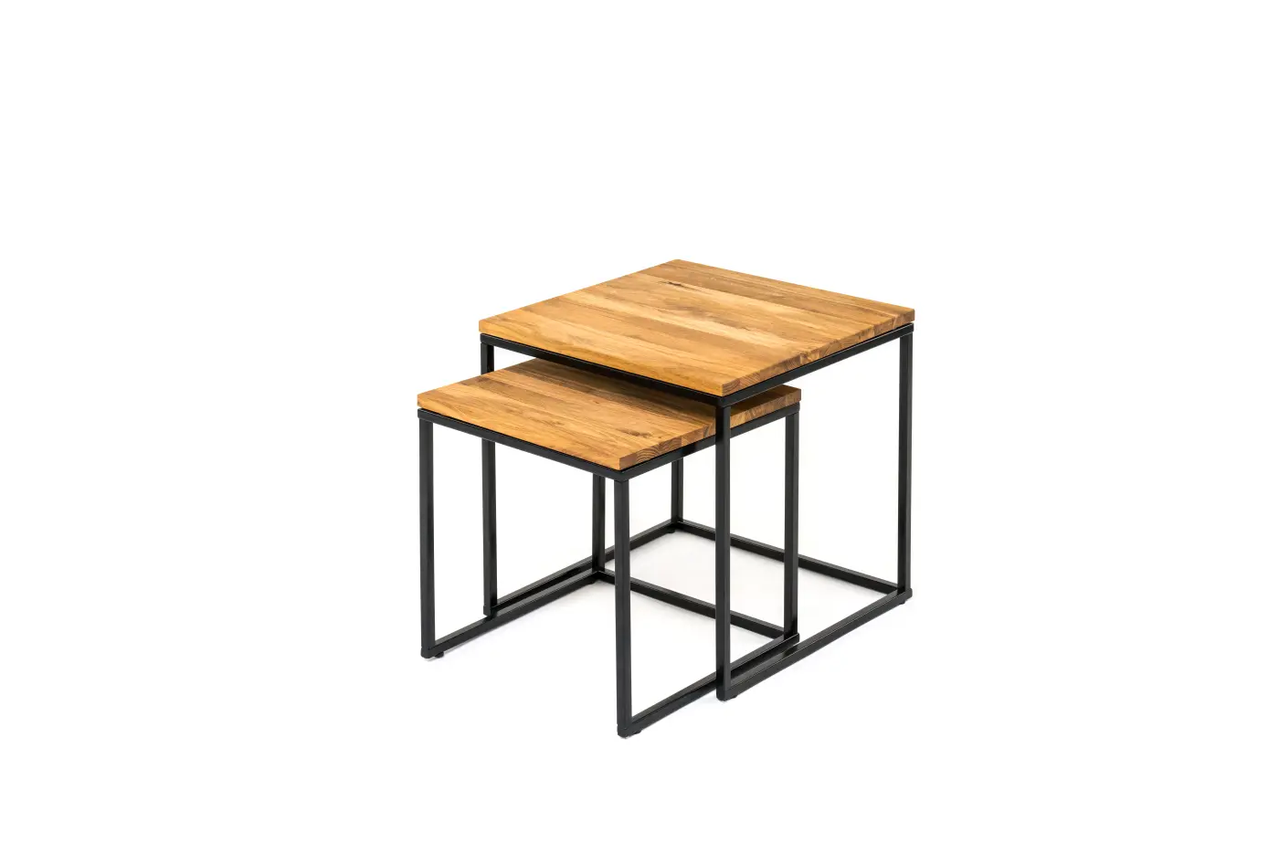 Concept Couchtisch Bajo Eiche / schwarz