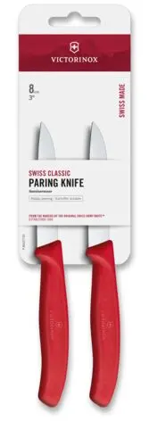 Victorinox Gemüsemesser Swiss Classic 2-tlg rot
