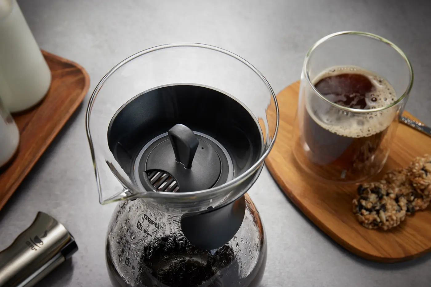 GEFU Kaffeebereiter mit Filter BUTIO,