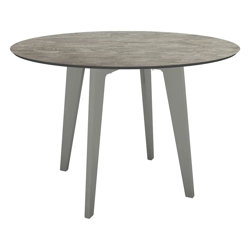 Stern 431968 Tisch ø 110 cm Graphit Tischplatte Silverstar 2.0 Slate Stone