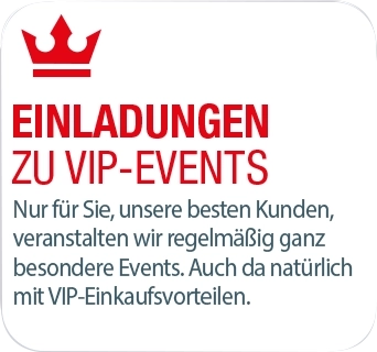 Einladungstext für VIP-Events mit Hinweis auf besondere Vorteile für Kunden.