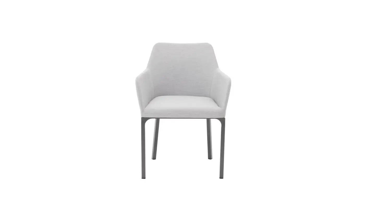 Interliving Polsterstuhl Serie 7003 62x81x62 cm Anthrazit