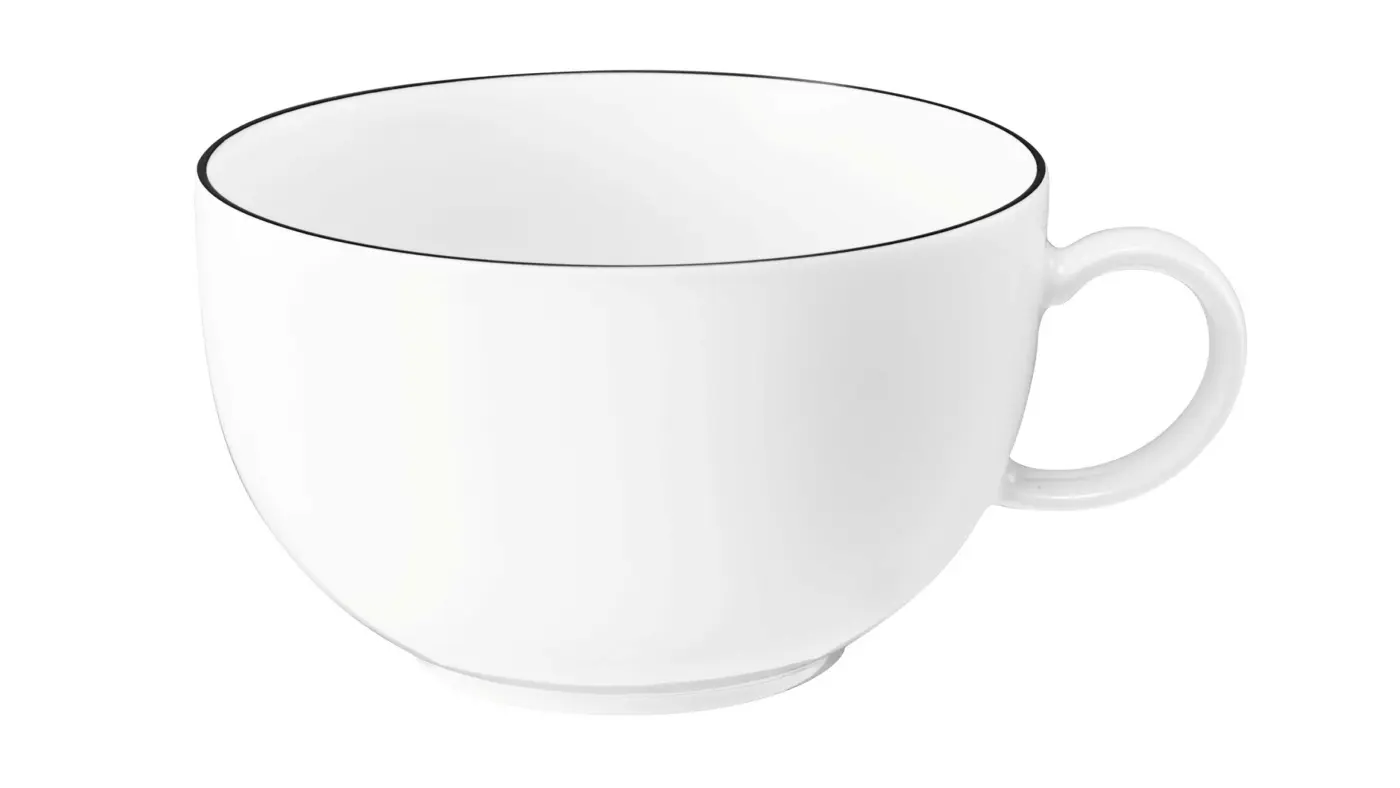 Seltmann Milchkaffeeobertasse Lido Black Line 0,35 l