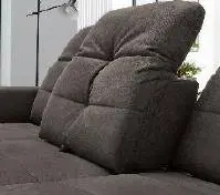 JOB Garnitur Loft Dunkelbraun ca. 267 x 201 cm