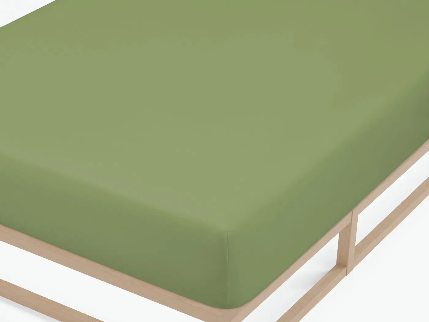 biberna Feinjersey-Spannbetttuch fichte 1x 90x190 cm - 100x200 cm