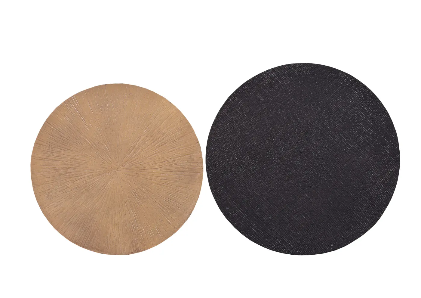 Gutmann Beistelltisch-Set Mix & Match kupferfarben antik/ messingfarben antik/ schwarz