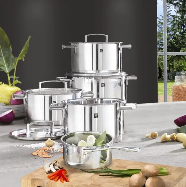 Zwilling Kochtopf-Set Passion, 5-teilig. Edelstahl
