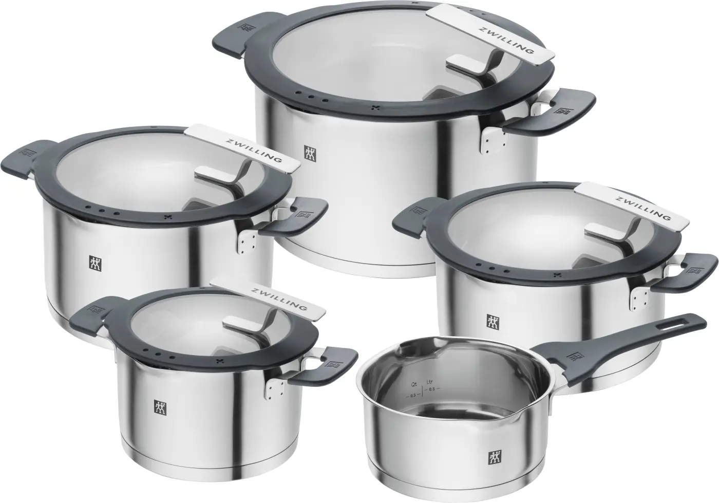 Zwilling Kochtopfset 5-tlg Edelstahl
