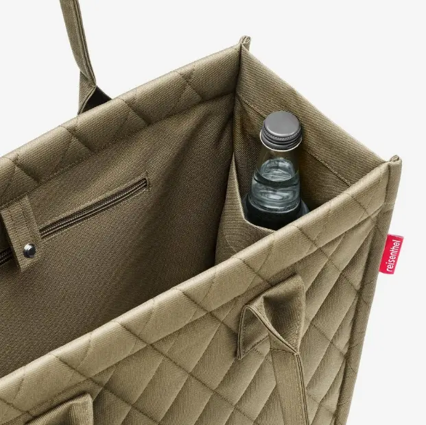 Reisenthel Daily Shopper Rhombus Olive ca. 42x35x17 cm