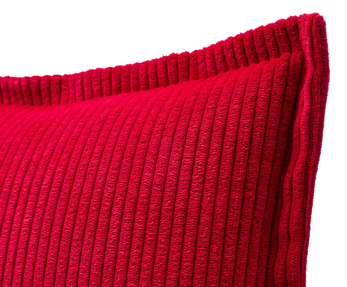 Gözze Capri Kissen Feincord-Optik 50x50 cm Rot