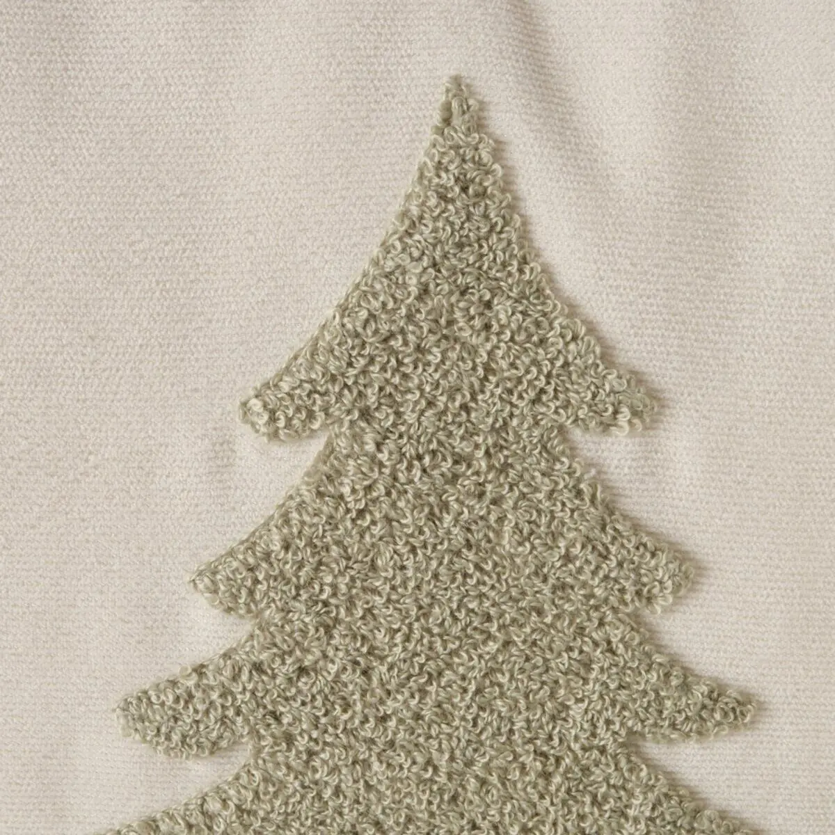 Boltze Kissen Nevio 30x50 cm Cremeweiß mit Grün