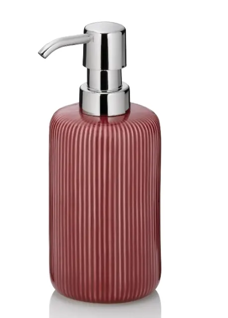 Kela Seifenspender Ava Himbeerrot 8x19 cm