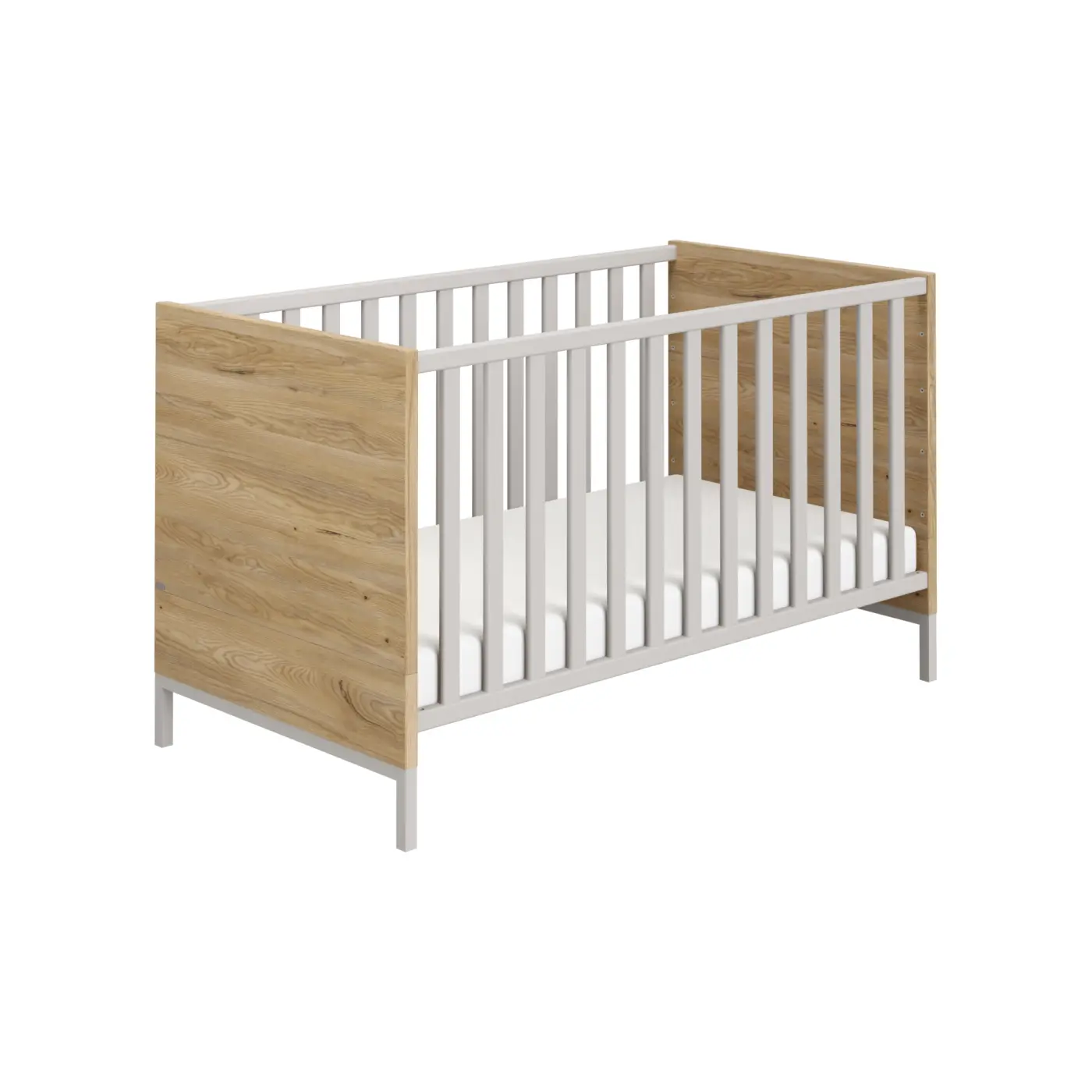 Paidi Babybett Benne Kieselgrau/Eiche Montana NB ca.140x70 cm Paidi Babybett Benne Kieselgrau/Eiche Montana Nachbildung ca.140x70 cm