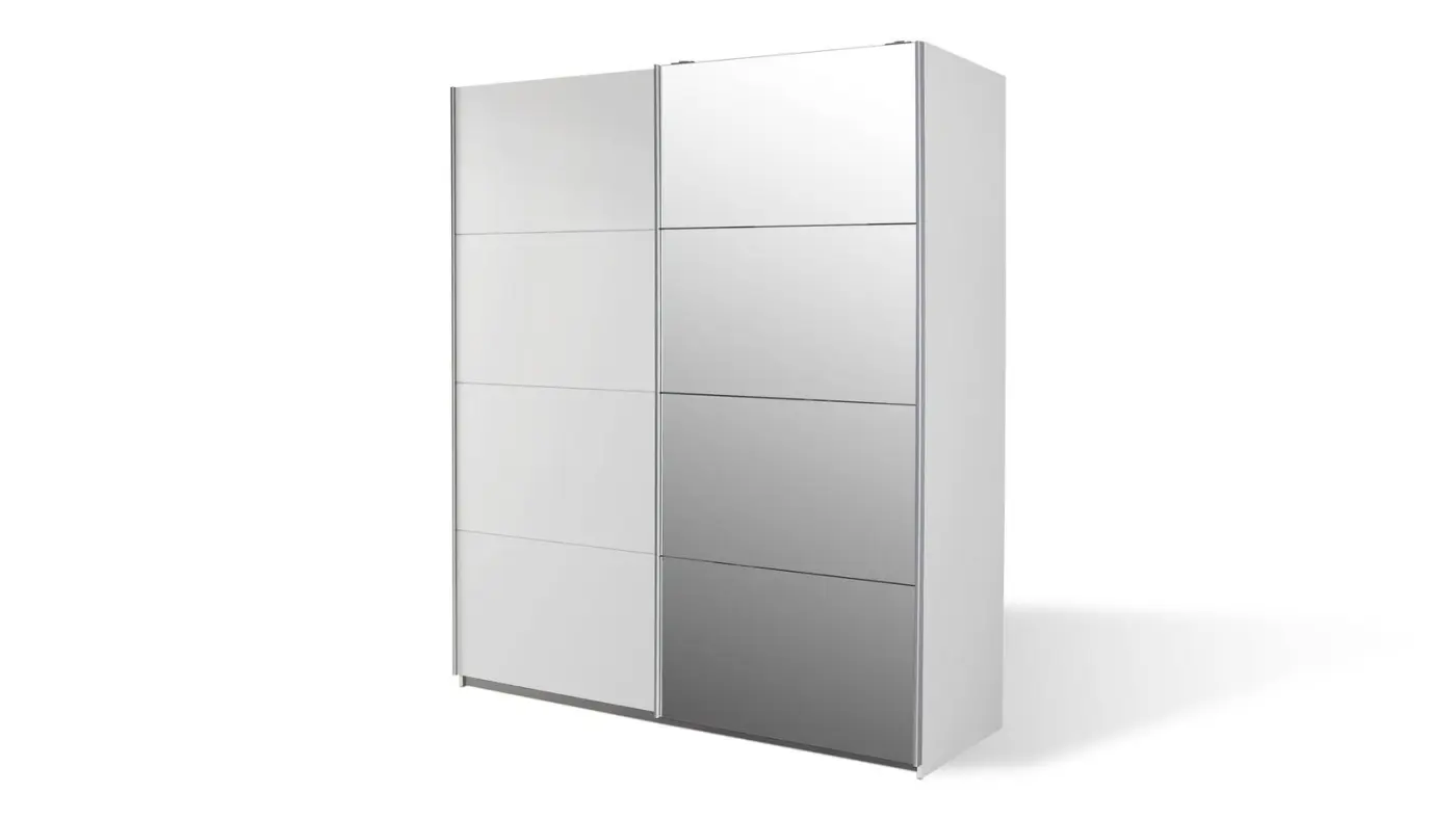 Rauch Schwebetürenschrank Subito weiß ca. 181x197x61 cm