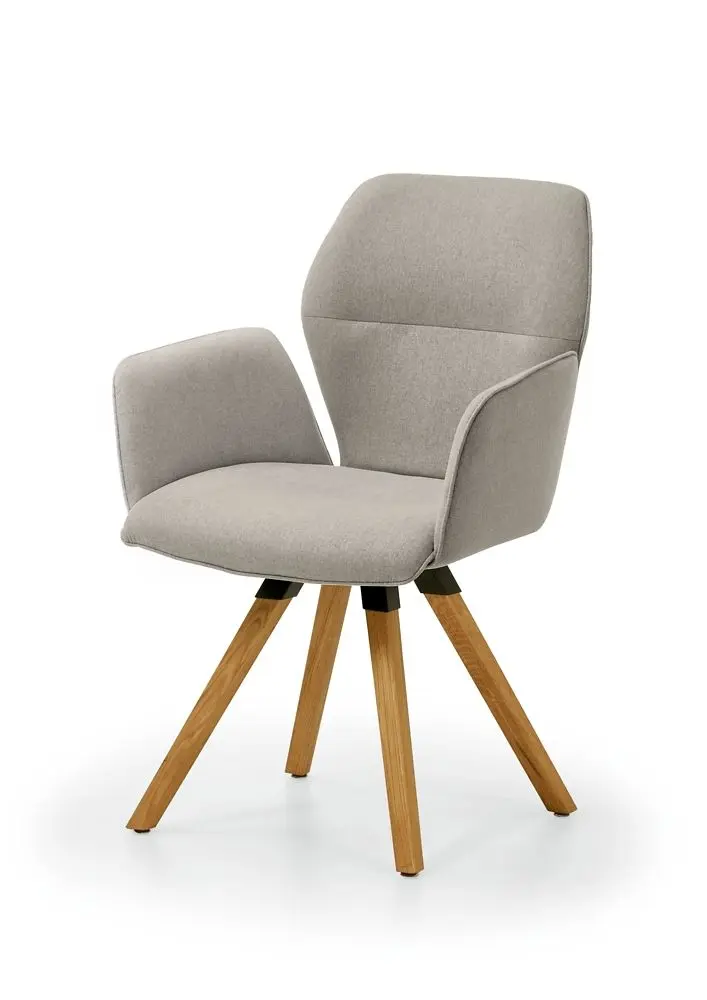 Niehoff Design-Armlehnenstuhl Merlot silber 180 Grad drehbar