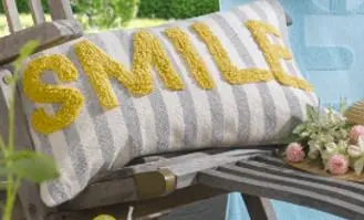 Karabel Kissenhülle Happy Smile 40 x 60 cm