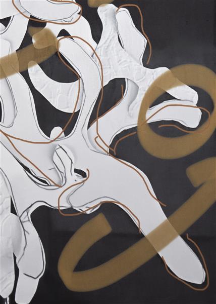 Dancing notes Bild 120x120cm