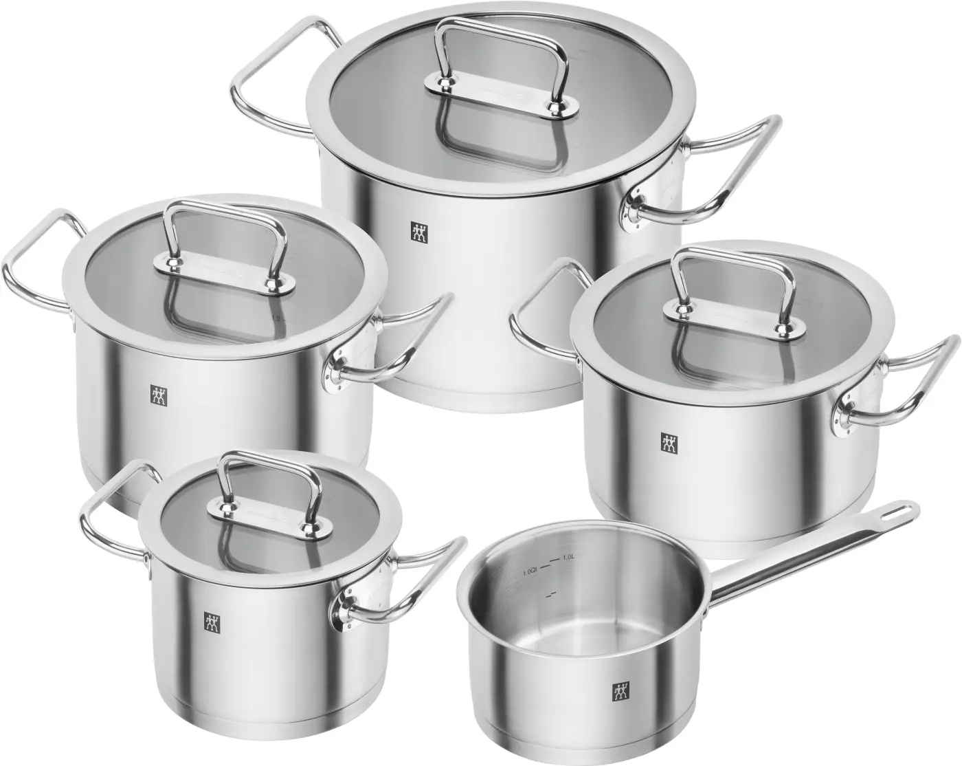 Zwilling Kochtopf-Set, 5-tlg. Silber