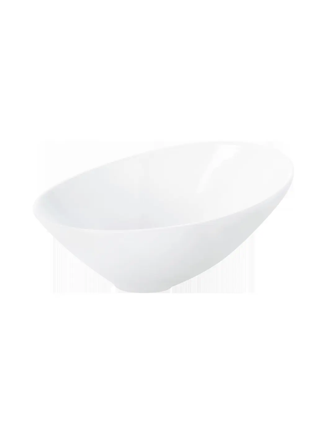 ASA Schale Vongole Asymmetrisch 23 cm Weiß