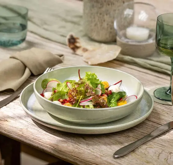 Villeroy & Boch Pastaschale Alga Perlemor Grün 22 cm