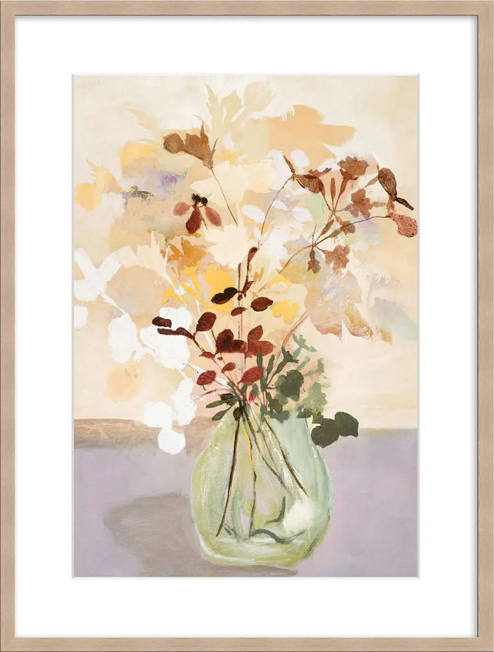 ars graphica Smart-Art 82x62cm - Design Fabrikken: Pastel Flower II