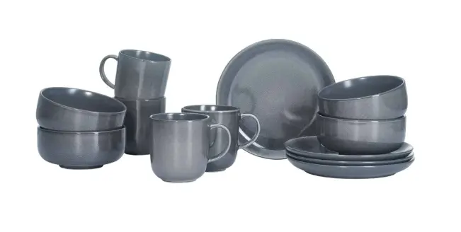 Ritzenhoff & Breker Frühstücksset Toledo 12-tlg. Grau
