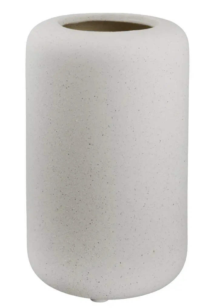 Gilde Vase Sabbia weiß