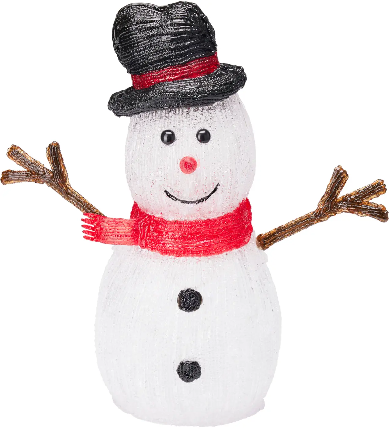 Koopmann I. Acrylfigur Schneemann Batteriebetrieben
