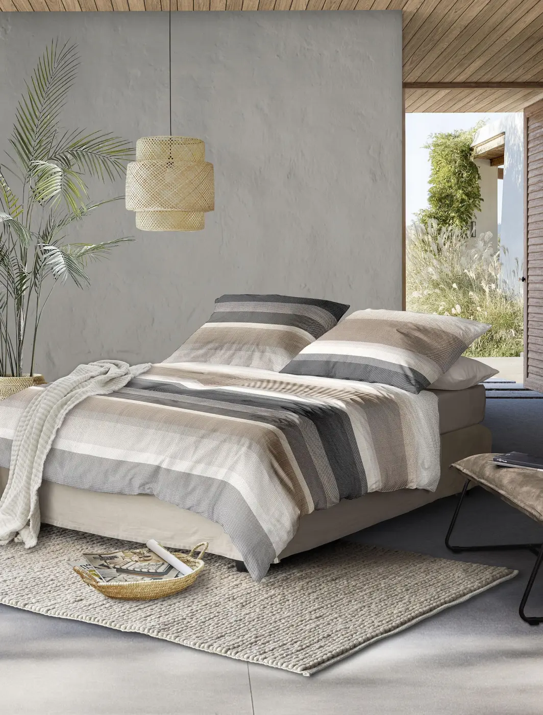 Irisette Bettwäsche Natur 135x200 cm