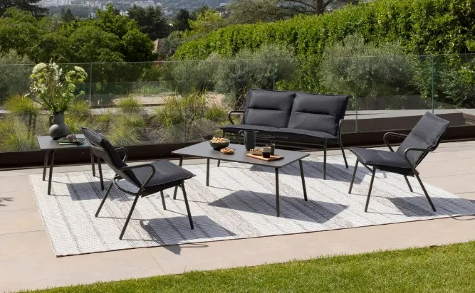 Lafuma Relaxstuhl Dunkelgrau ca. 70x68x69 cm
