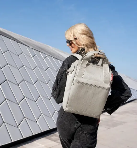 Reisenthel Allrounder R herringbone sand ca. 31x39x17 cm