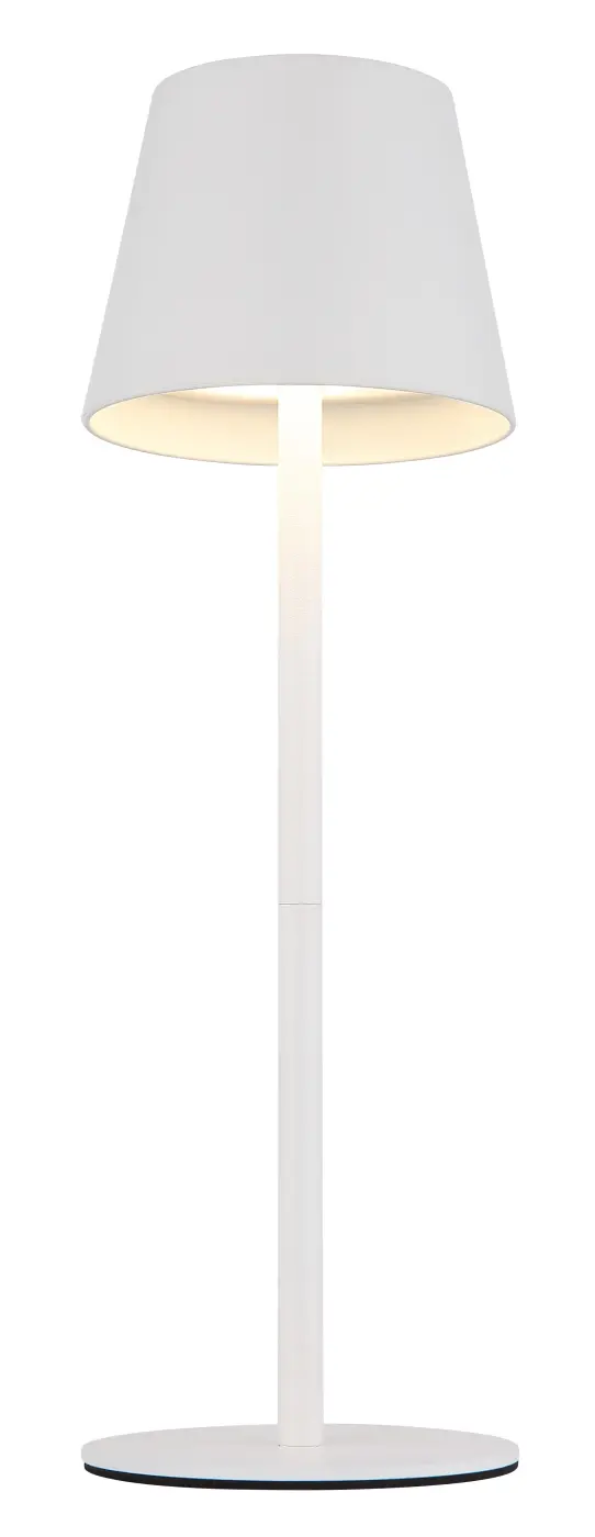 Globo Akkuleuchte Vannie I weiß matt 11,50x36,00